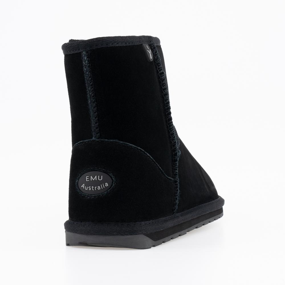 Cipő Emu Australia Wallaby Mini Teens T10103BLAK - fekete