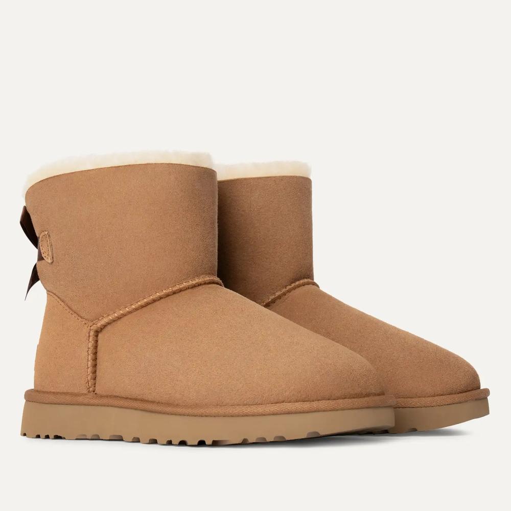Cipő női UGG W Mini Bailey Bow II 1016501-CHE - barna