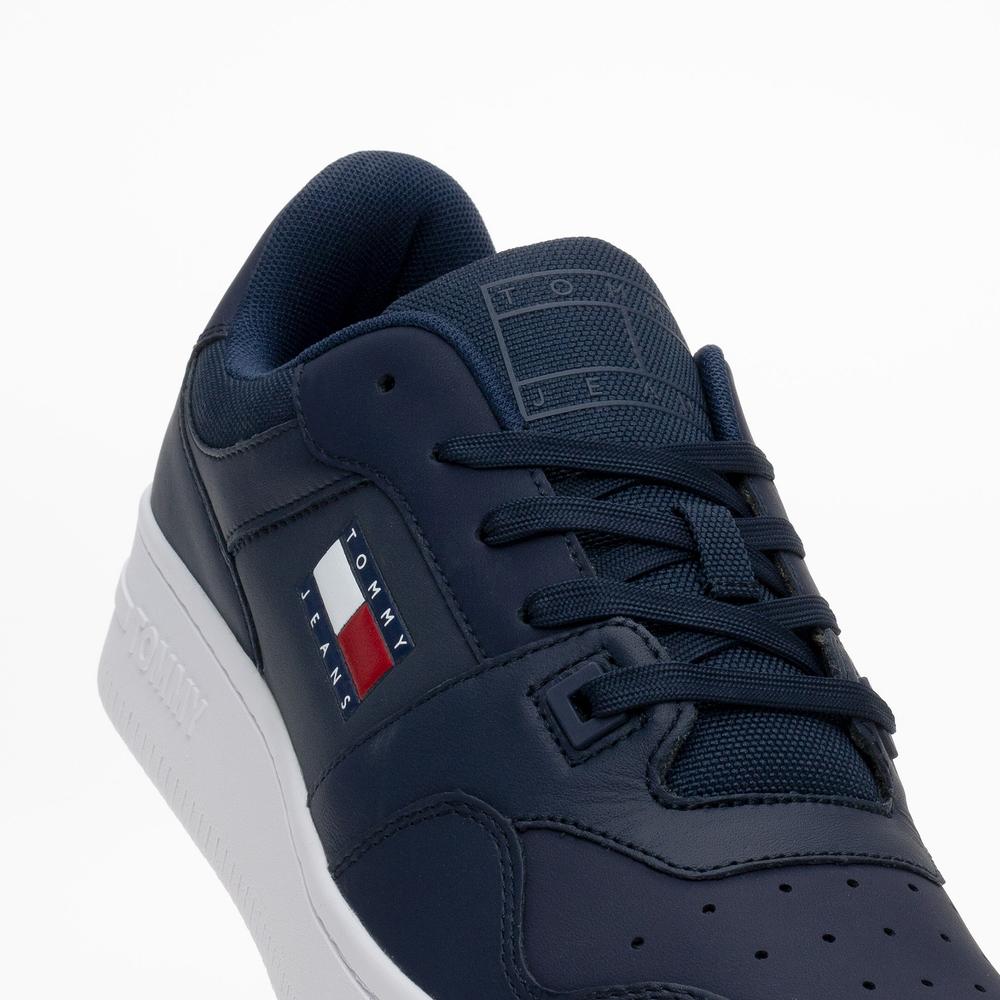 Cipő Tommy Jeans Retro Basket EM0EM00955-C87 - kék