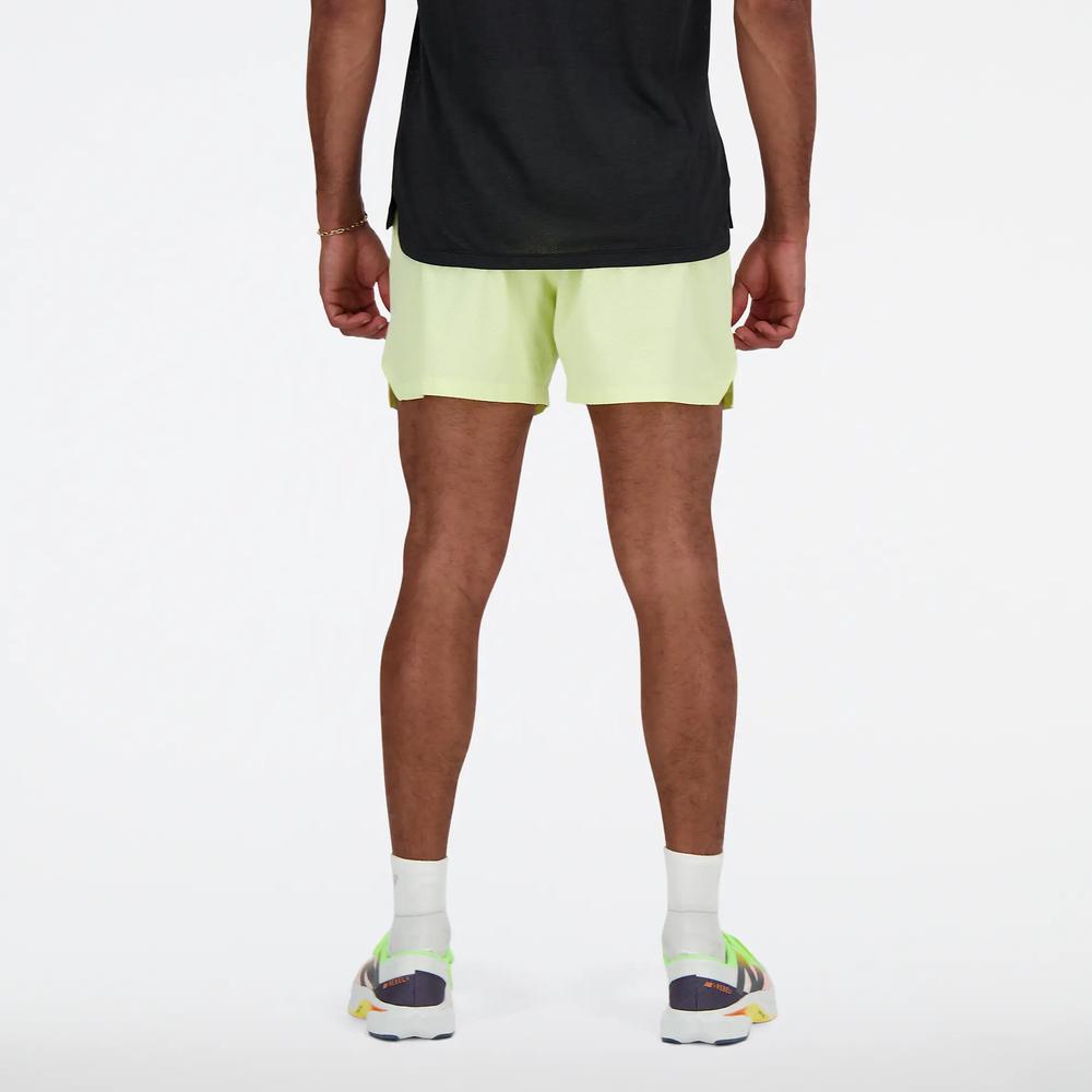 Férfi futónadrág New Balance MS41286LLT - sárga