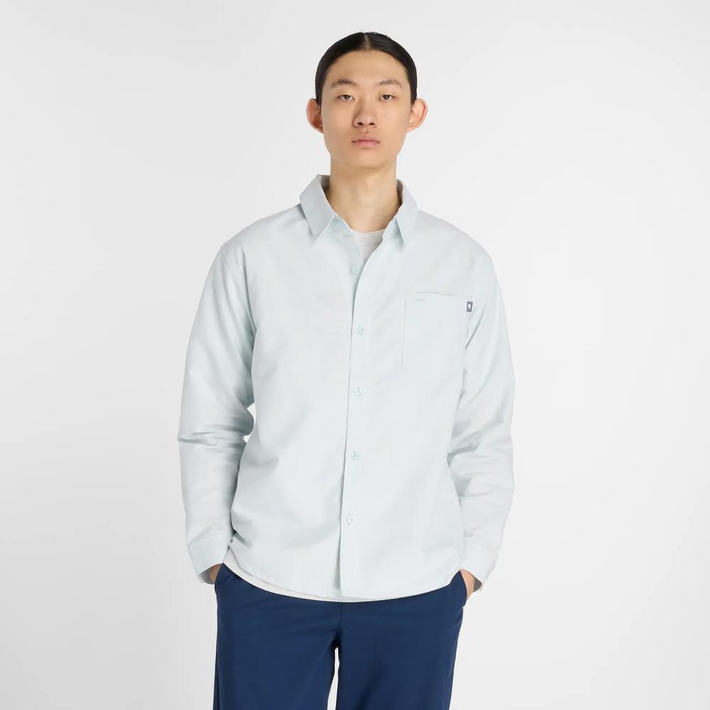 Férfi Ing New Balance MT53523FRL - kék