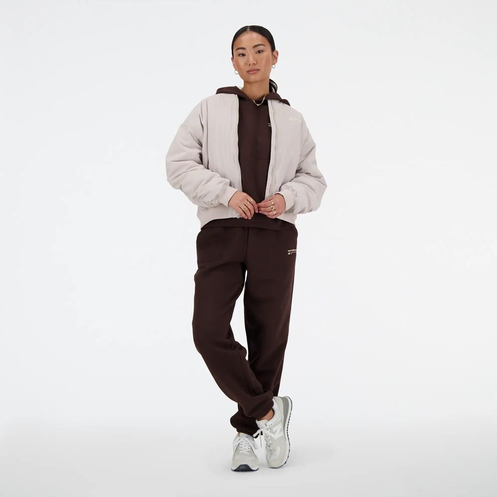 Női sportdzseki New Balance WJ33507MNK - rózsaszín