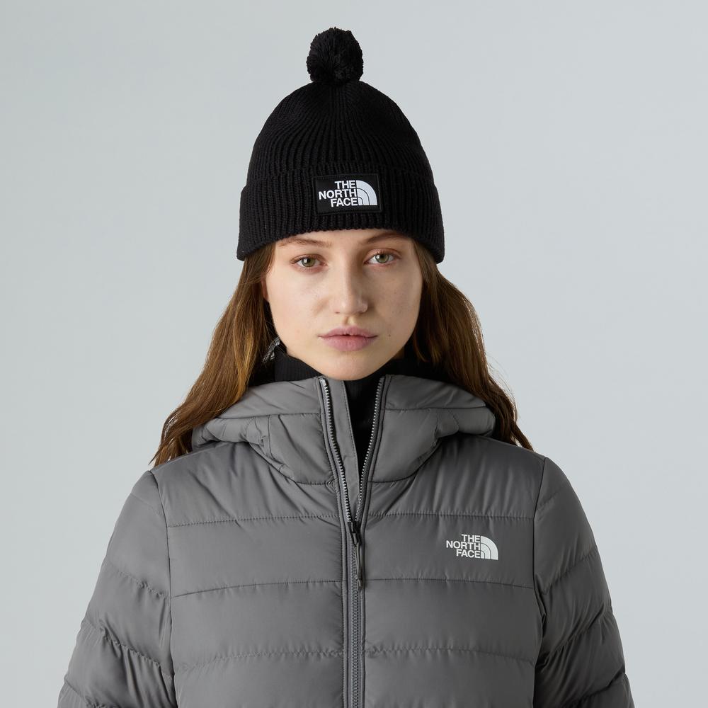 Sapka The North Face Logo Box Cuffed Beanie 0A8CHFJK31 - fekete