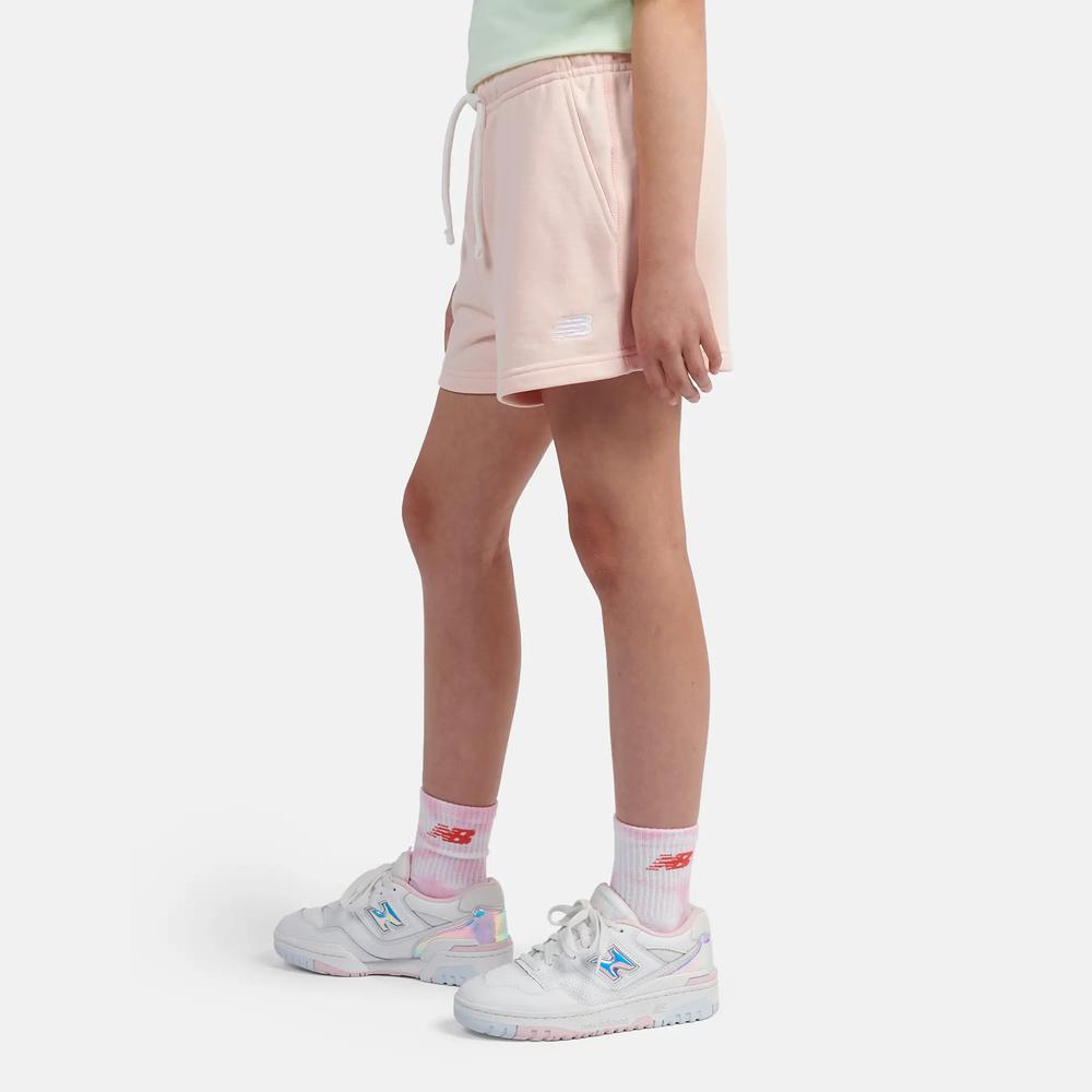 Gyerek rövidnadrág New Balance LAKG0006PIE - rózsaszín