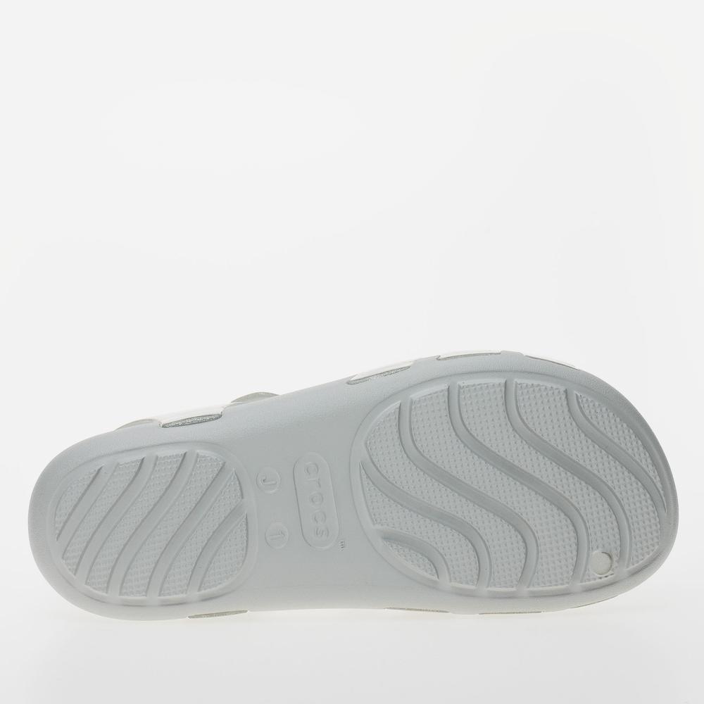Szandál Crocs Isabella Glitter 209836-0IC - szürke
