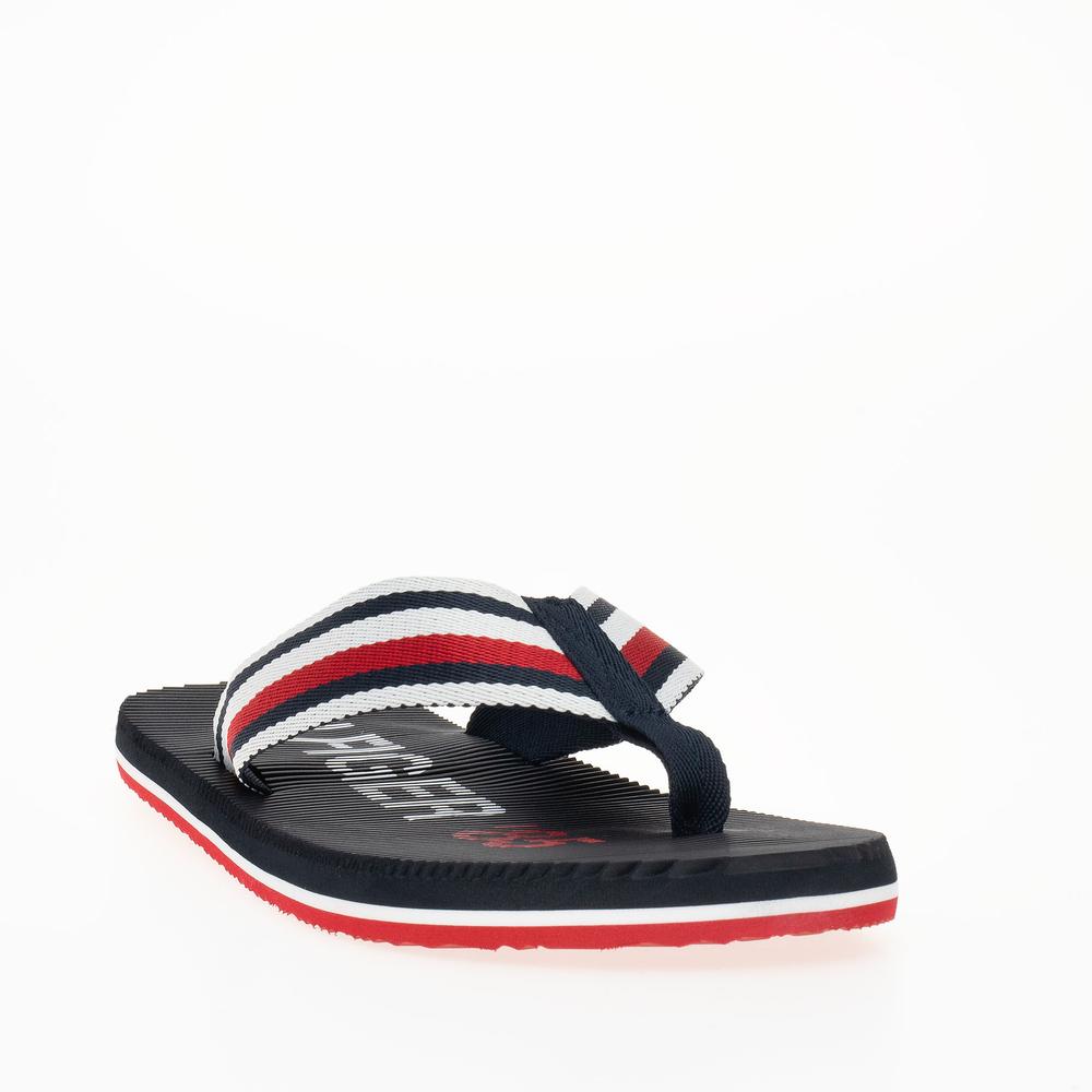 Flip Flop Tommy Hilfiger Massage Footbed Oly Beach Sandal FM0FM05025-DW5 - sötétkék