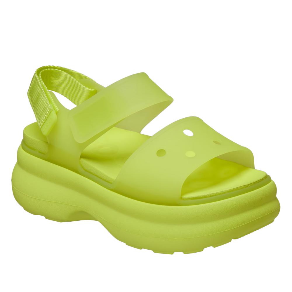 Női szandál Crocs Soho Frosted Y-Strap 212651-738 - zöld