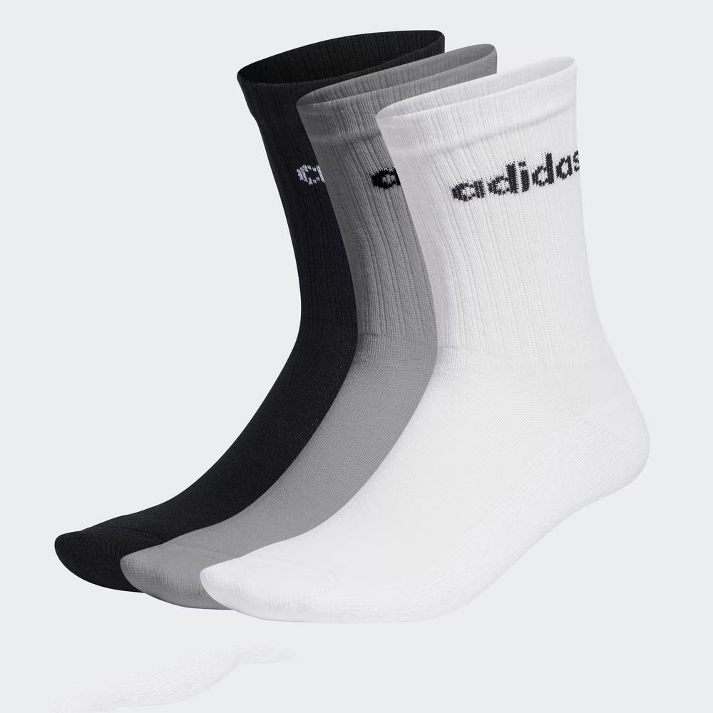 Zokni adidas Sportswear Linear Crew Cushioned Socks 3 Pairs IC1302 - többszínű