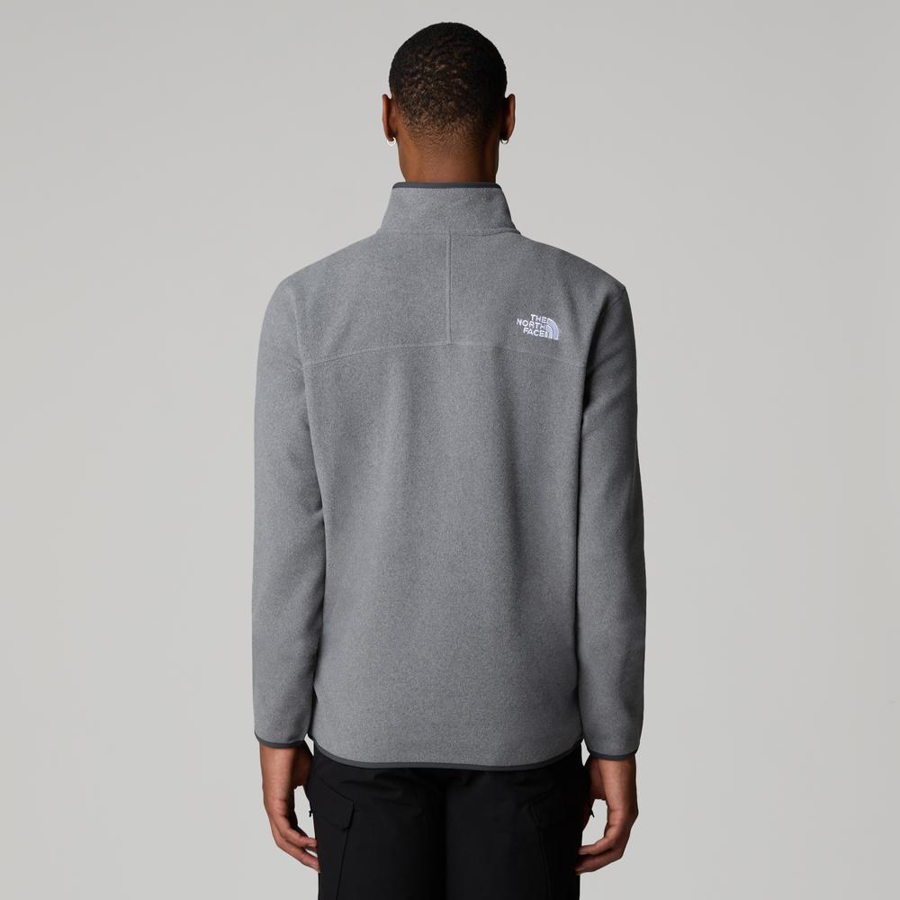 Pulóver férfi The North Face 100 Glacier 1/4 Zip Fleece 0A855W4HJ1 - szürke