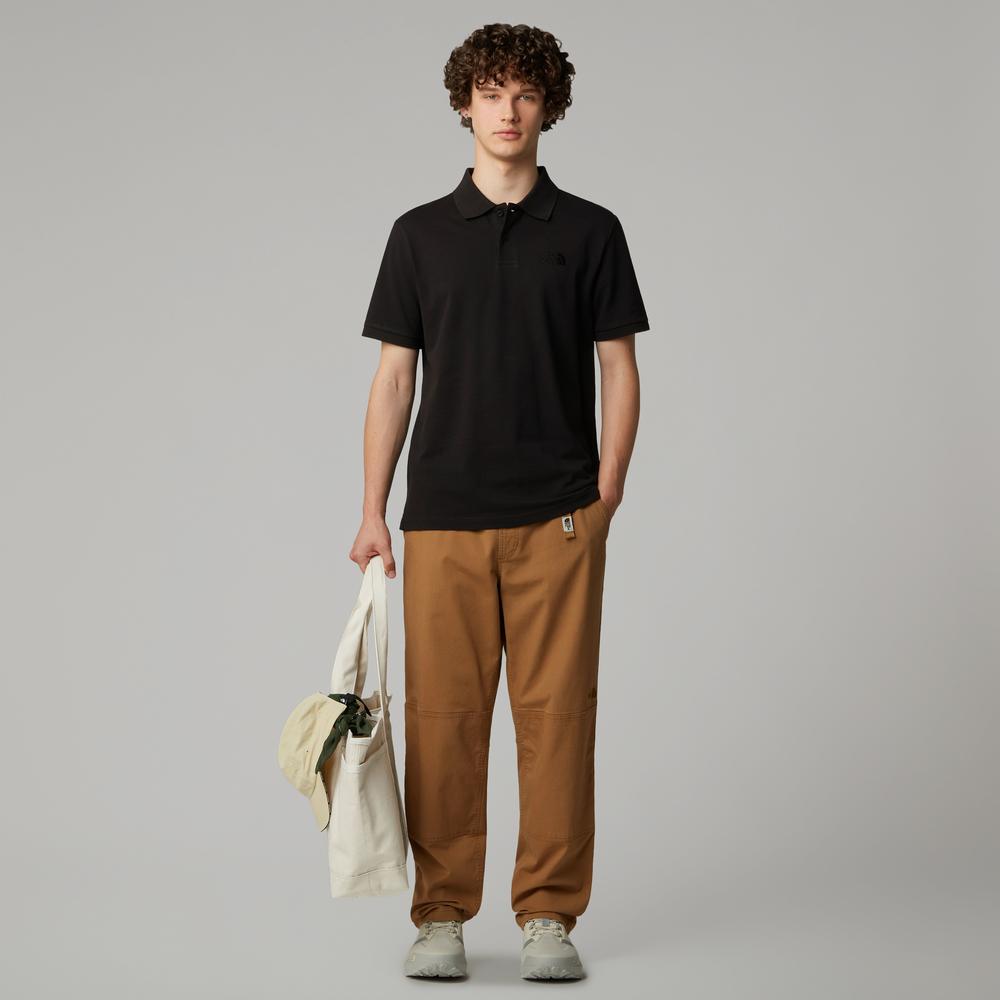Férfi póló The North Face Essential Regular Polo 0A8C1PJK31 - fekete
