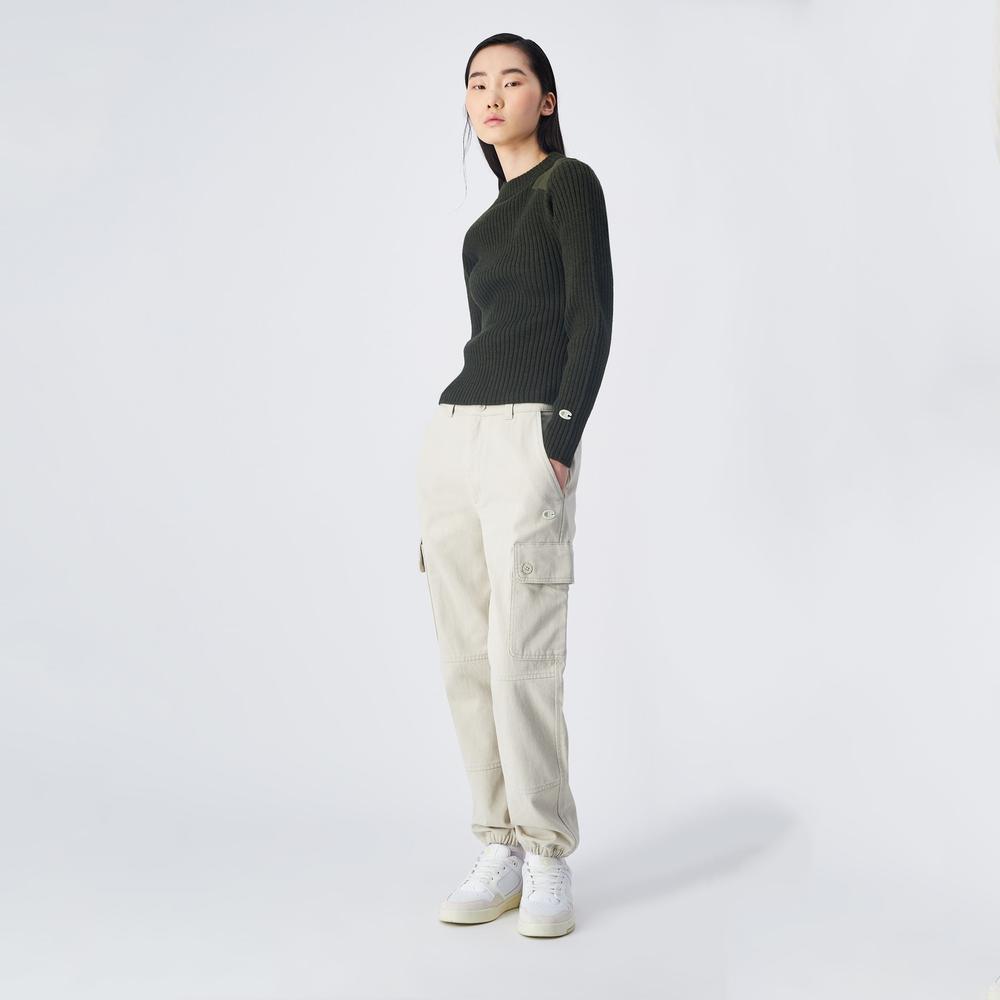 Alsonadrág Champion Organic Cotton Cargo Trousers 117448-ES057 - fehér