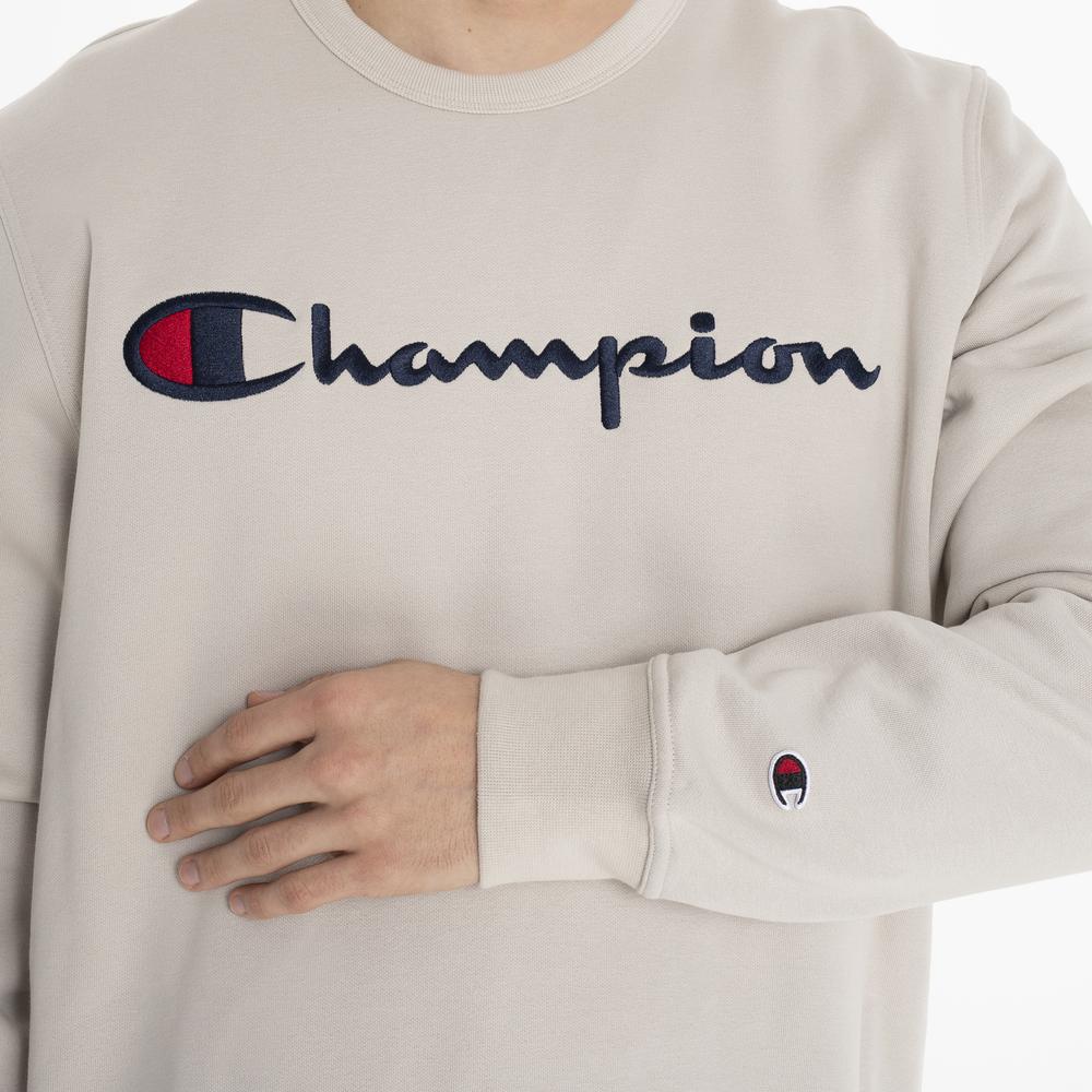 Pulóver Champion Crewneck Icons 220254-ES057 - bézs
