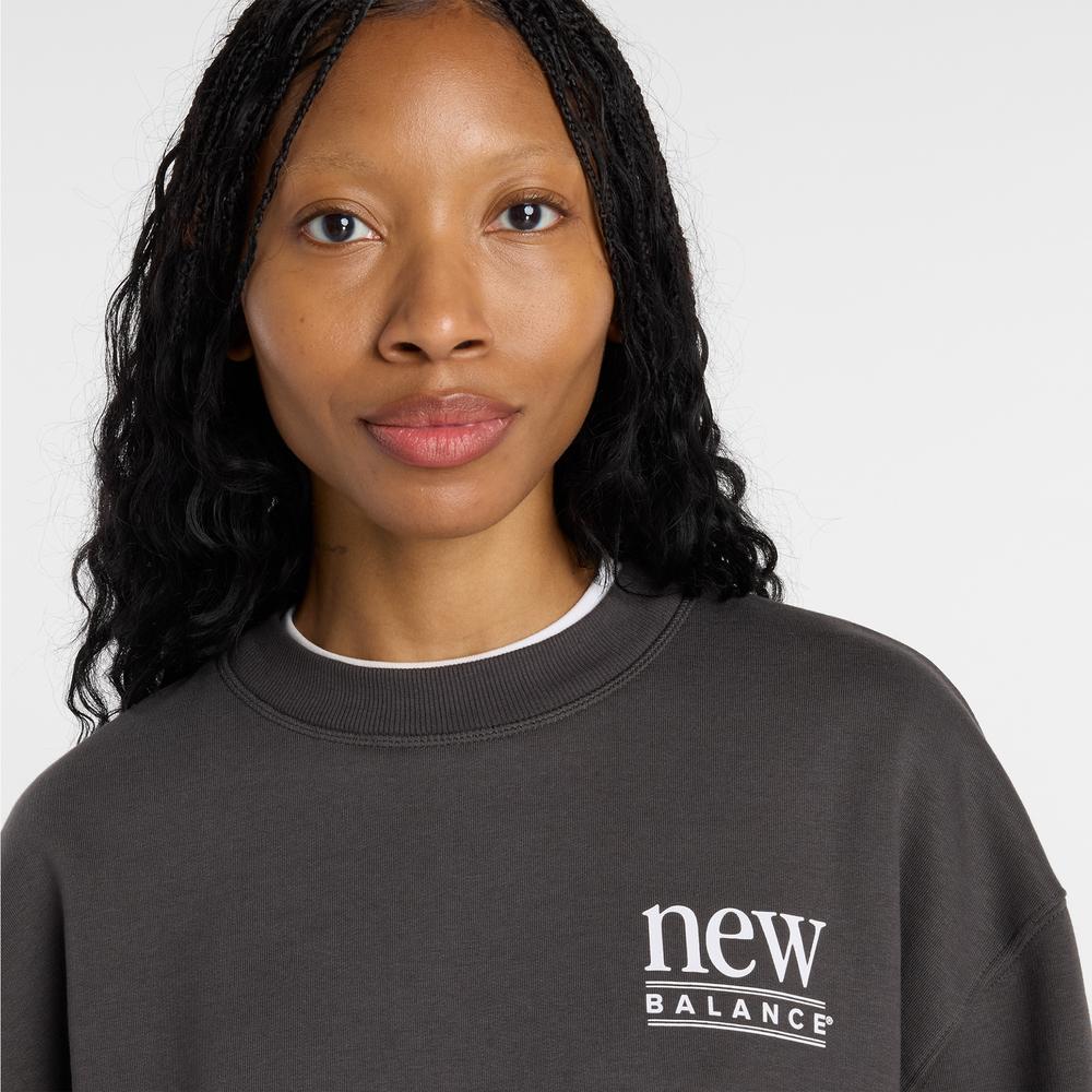 Női felső New Balance WT61A3XYABR - szürke