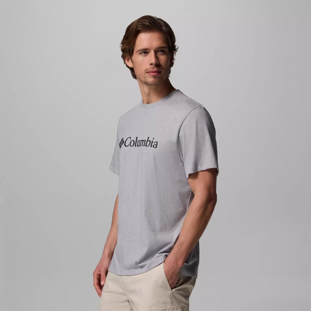 Férfi póló Columbia CSC Basic Logo 2155001039 - szürke