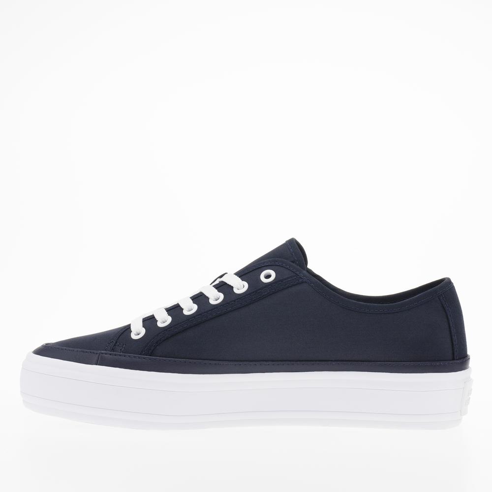 Cipő Tommy Hilfiger Essential Vulcanized Canva FW0FW07459-DW6 - sötétkék