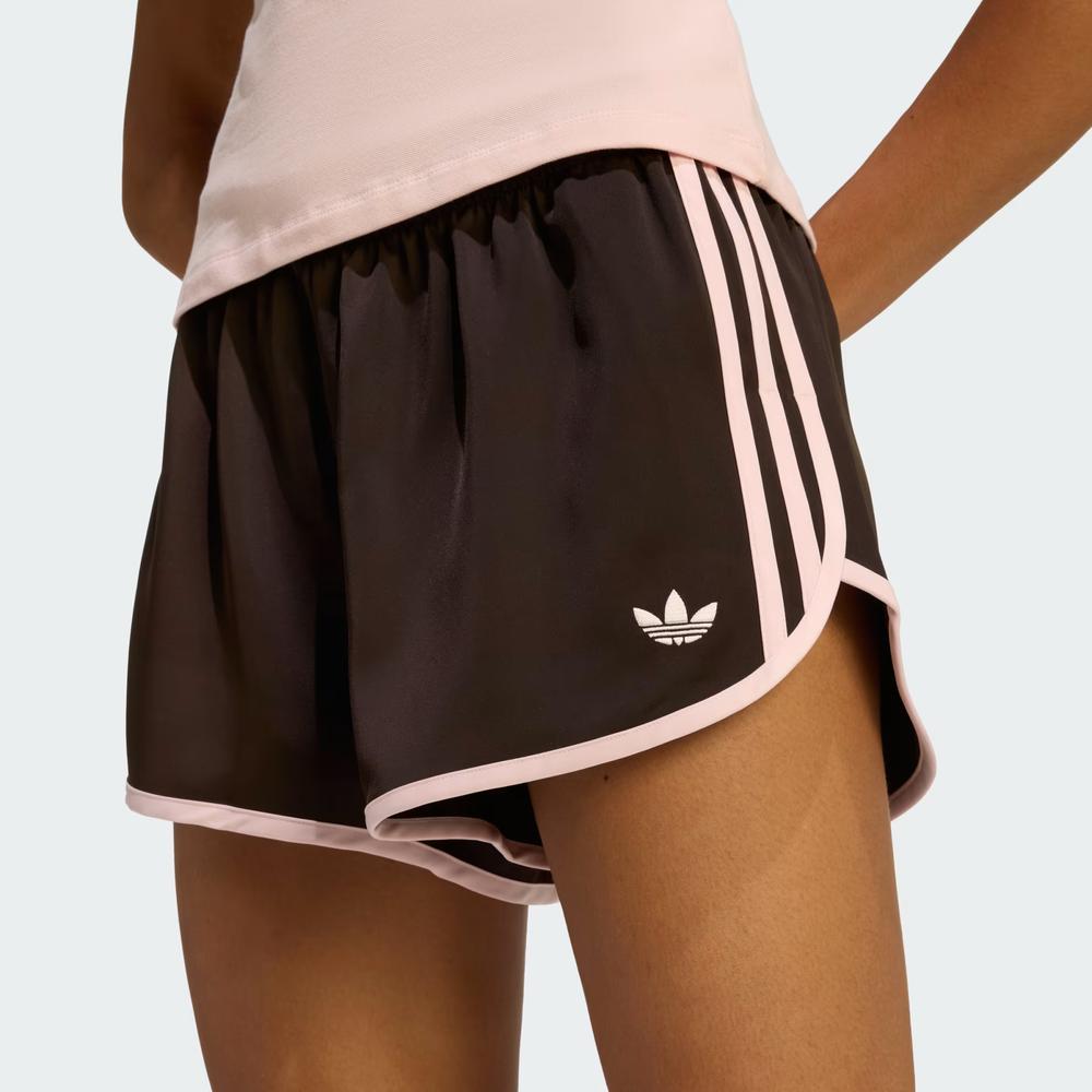 Rövidnadrág női adidas Originals 3-Stripes Sprinter KC9006 - barna