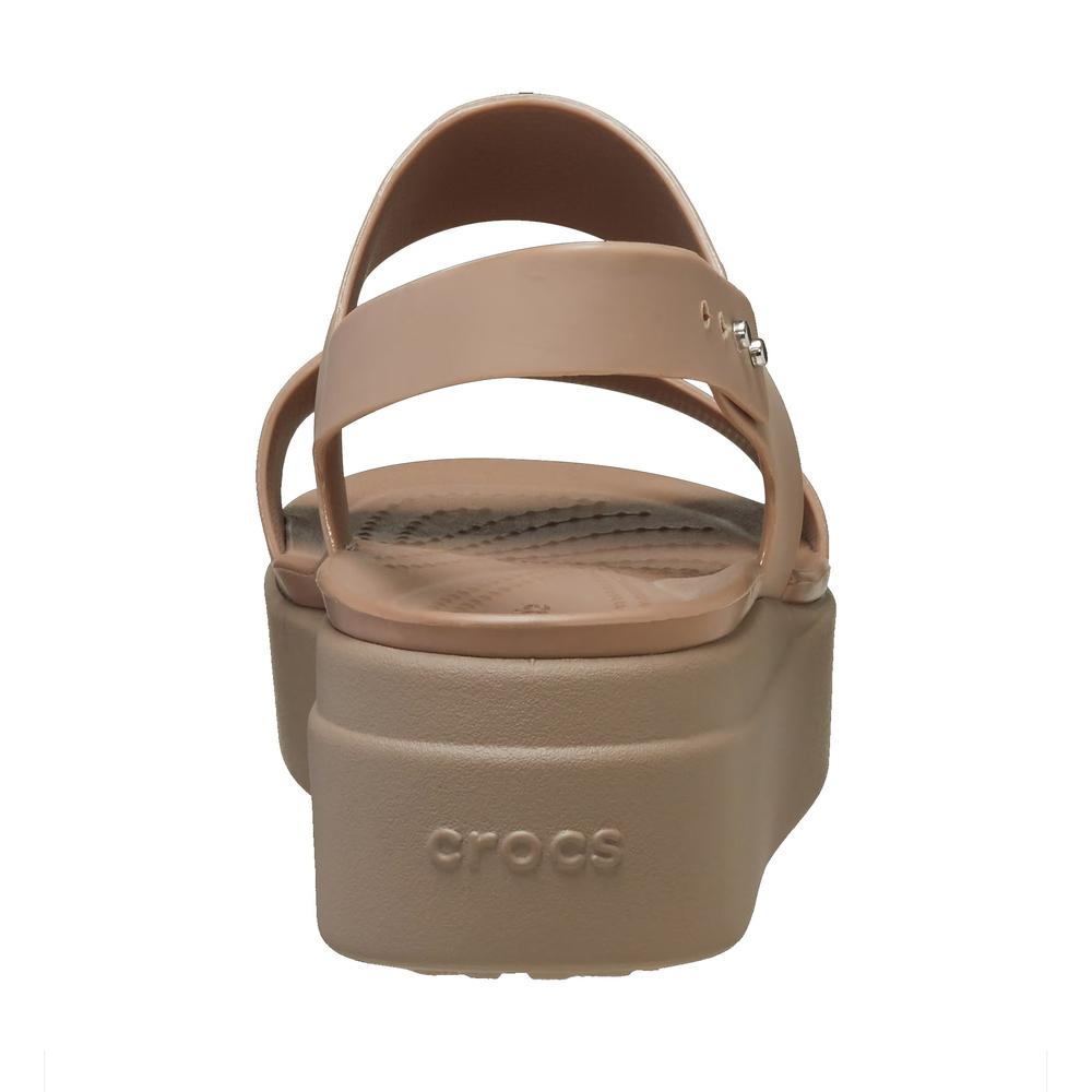 Flip Flop Crocs Brooklyn Low Wedge 206453-2EL - bézs