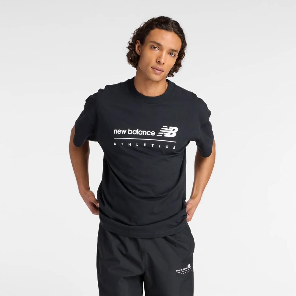 Férfi póló New Balance MT53525BK - fekete