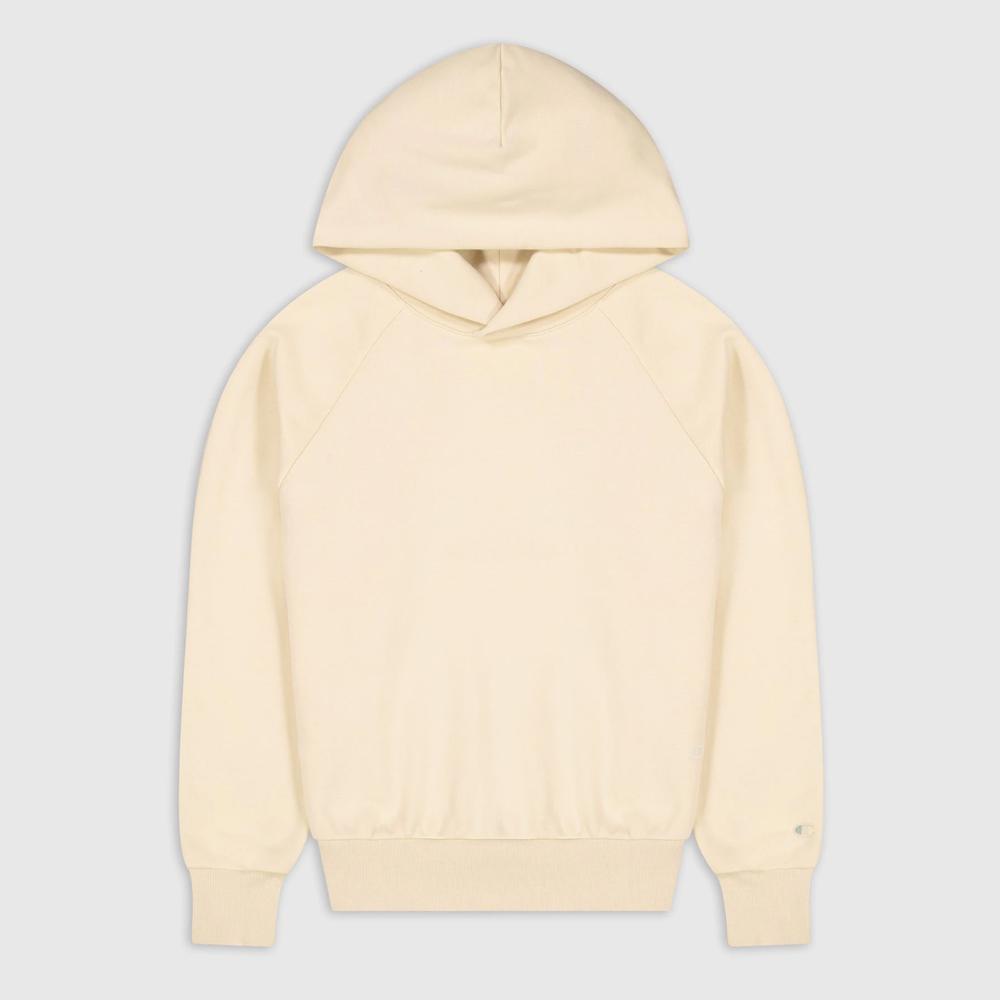 Pulóver Champion Eco-Friendly Organic Cotton Hoodie 116215-YS015 - bézs