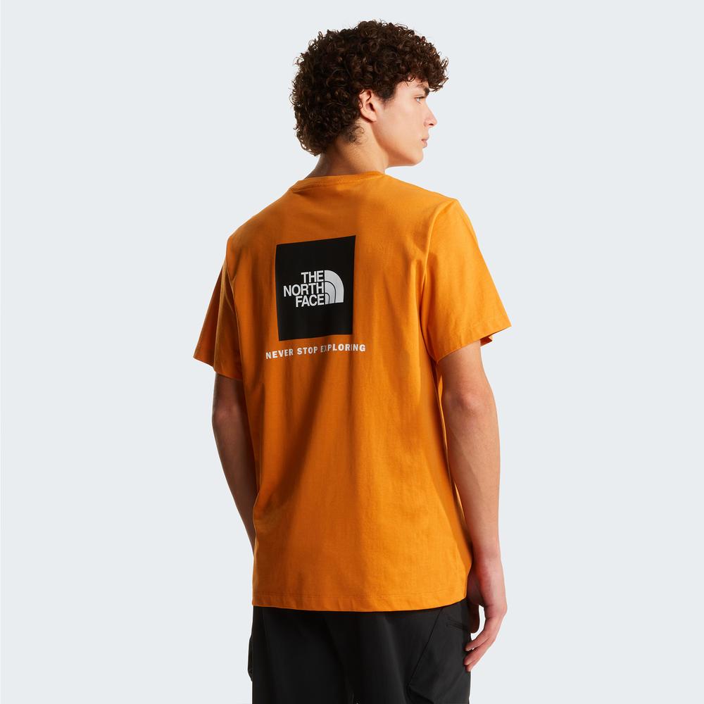 Férfi póló The North Face Evolution NSE Box 0A8B6KG5I1 - narancs