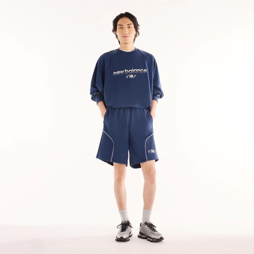 Férfi futónadrág New Balance Trackside MB62S8AANNY - sötétkék