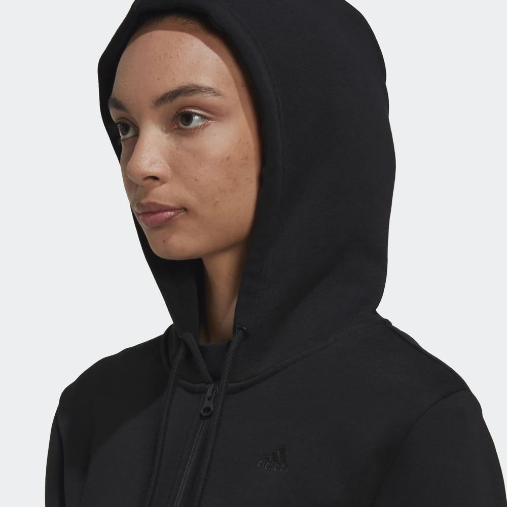 Pulóver adidas All SZN Fllece Full-Zip Hoodie HC8848 - fekete
