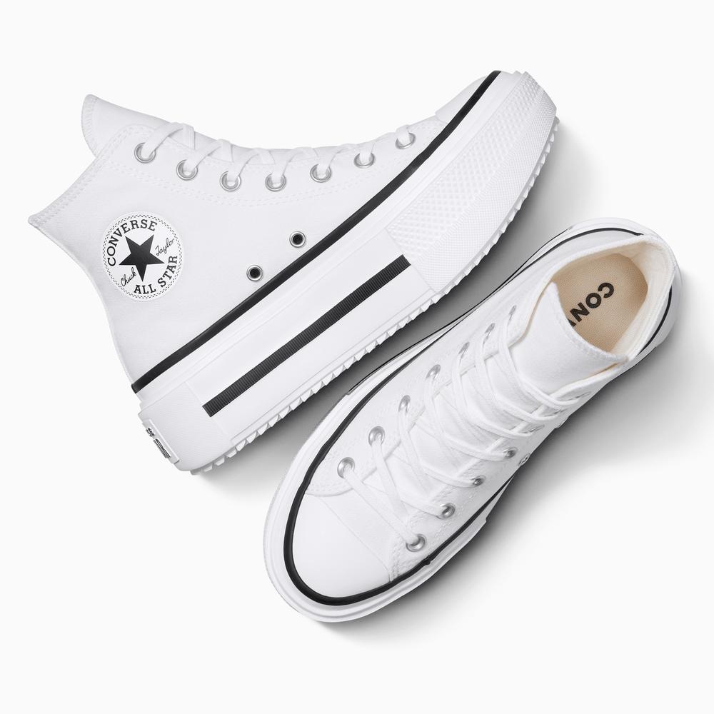 Női cipő  Converse Chuck Taylor All Star Lift Double Stack A12976C - fehér