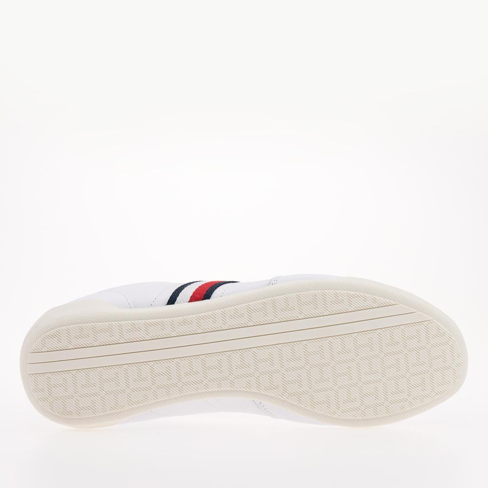Cipő Tommy Hilfiger Classic LO Cupsole Leather FM0FM04277-YBR - fehér