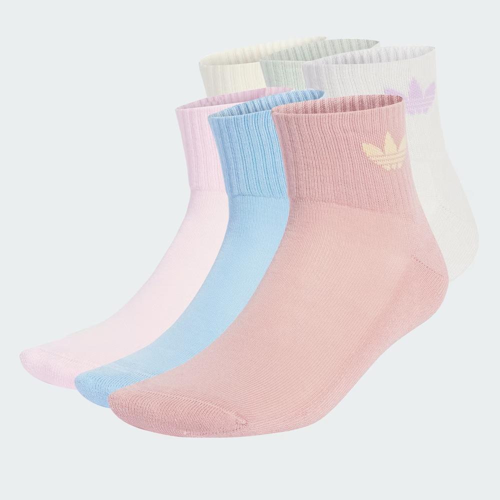 Zokni adidas Originals Mid Ankle Socks 6-Pack JV8602 - többszínű