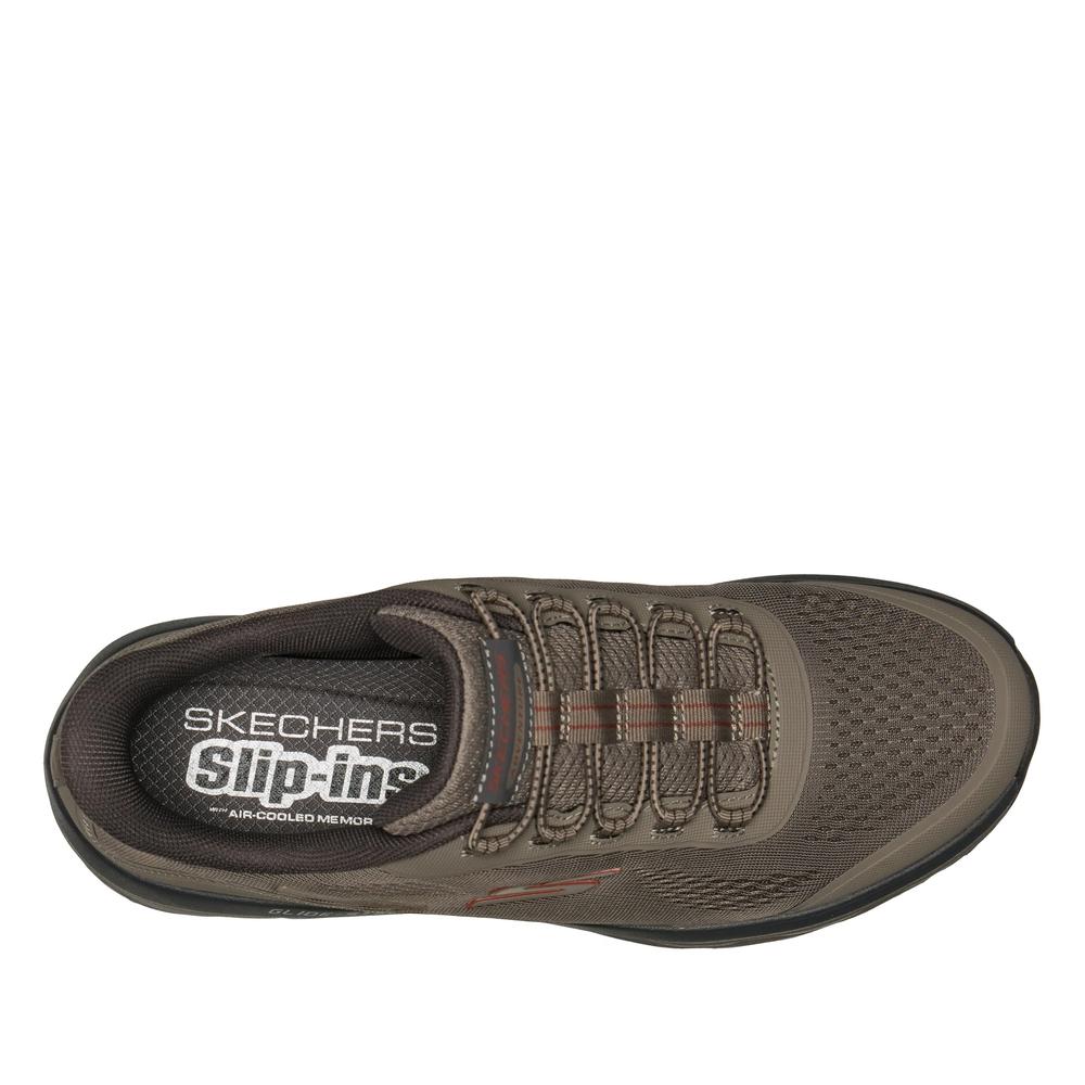 Férfi cipő Skechers Slip-ins: Glide-Step Sole - Glover Peak 237812TPE - barna