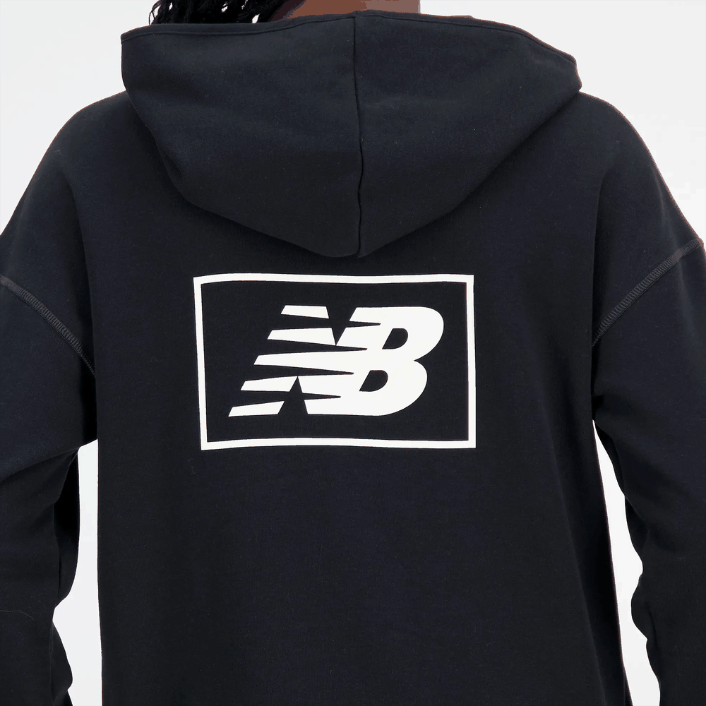 Pulóver New Balance WT33512BK - fekete