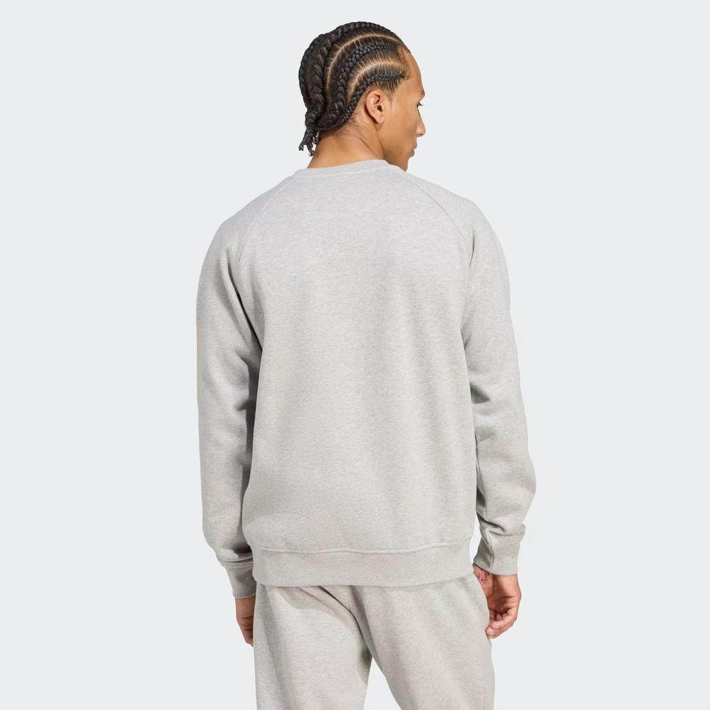 Pulóver férfi adidas Originals Trefoil Essentials Crew JY6140 - szürke