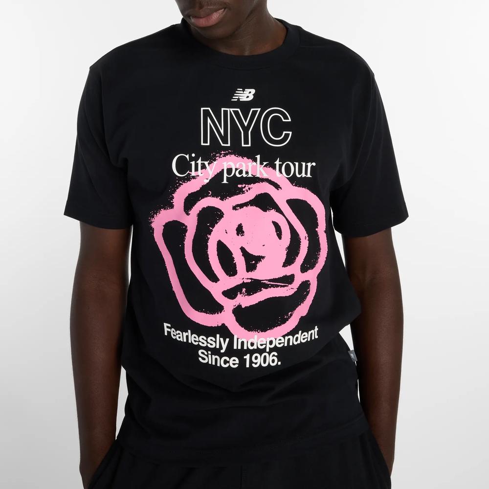 Férfi póló New Balance MT61018IBK - fekete