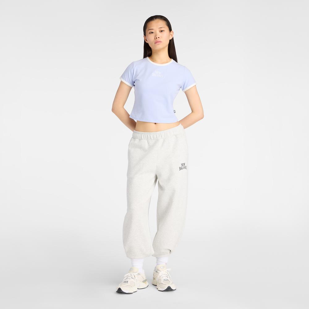 Női póló New Balance WT61Y33QDYK - lila