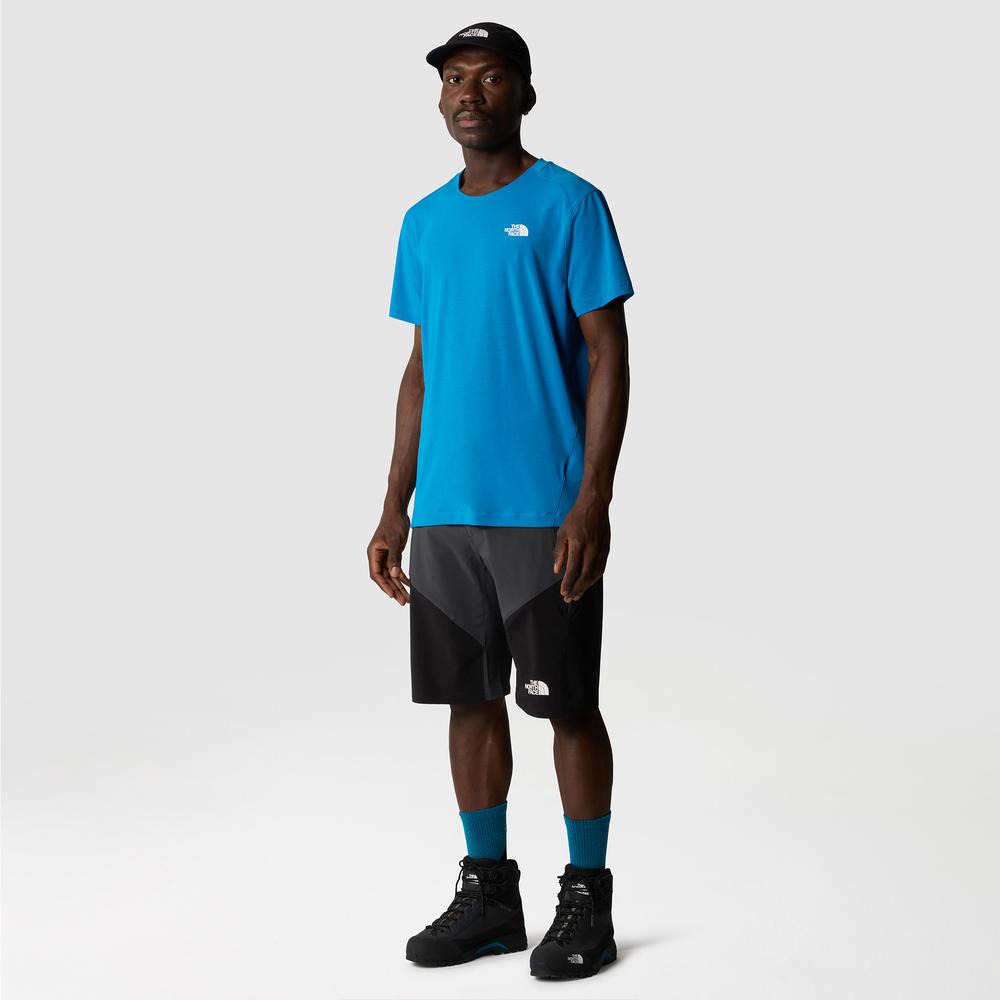 Póló The North Face Lightning Alpine 0A87H7RI31 - kék