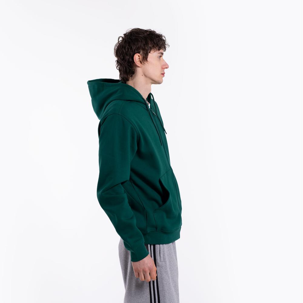 Férfi pulóver adidas Originals Trefoil Essentials Full-Zip KD1321 - zöld