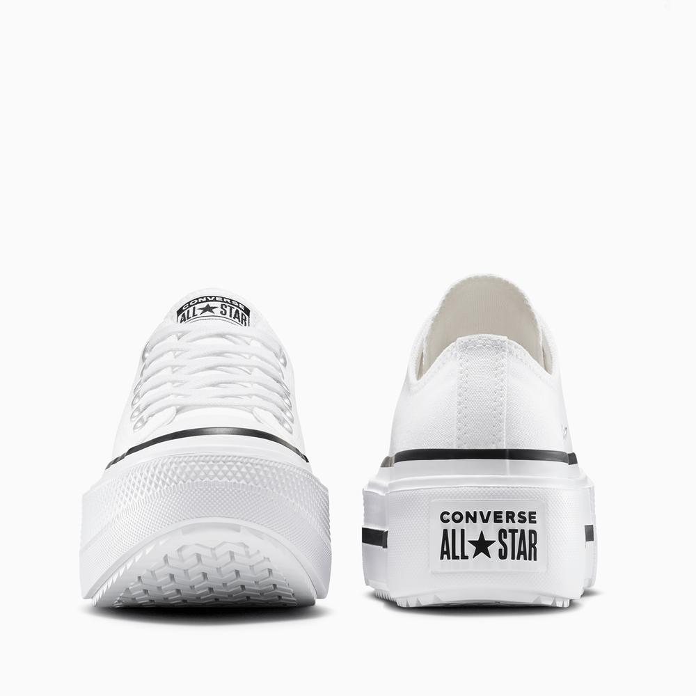 Női cipő Converse Chuck Taylor All Star Lift Platform Leather A15491C - fehér