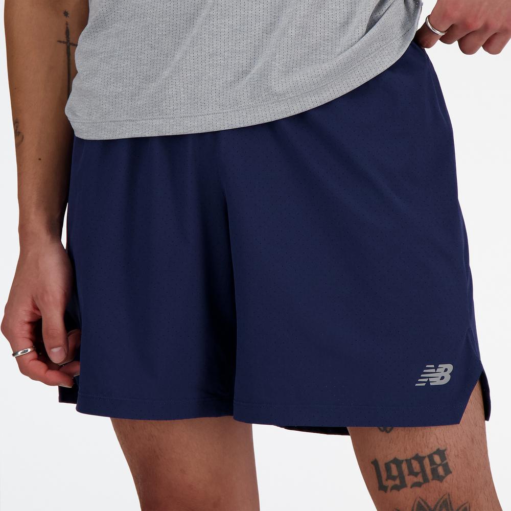 Férfi futónadrág New Balance MS41283NNY - sötétkék