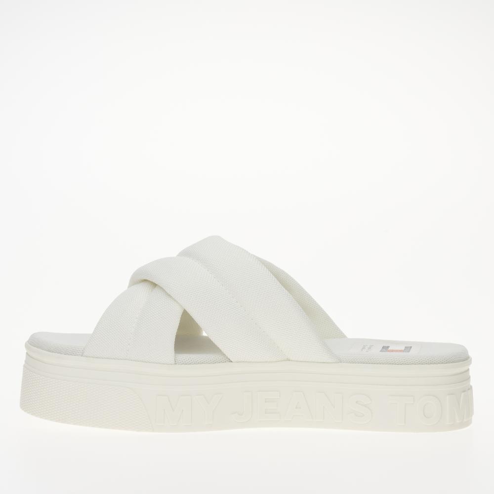 Flip Flop Tommy Jeans Lettering Flatform EN0EN02465-YBL - fehér