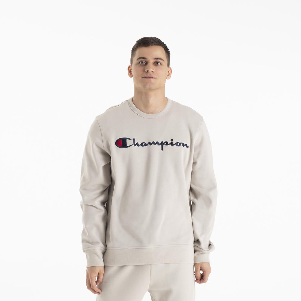 Pulóver Champion Crewneck Icons 220254-ES057 - bézs