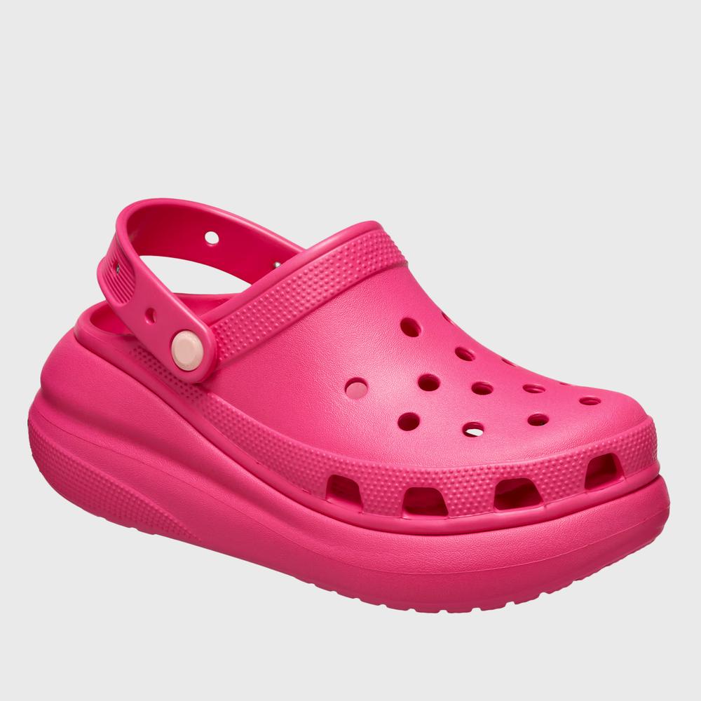 Flip Flop Crocs Classic Crush Clog 207521-6ZQ - rózsaszín