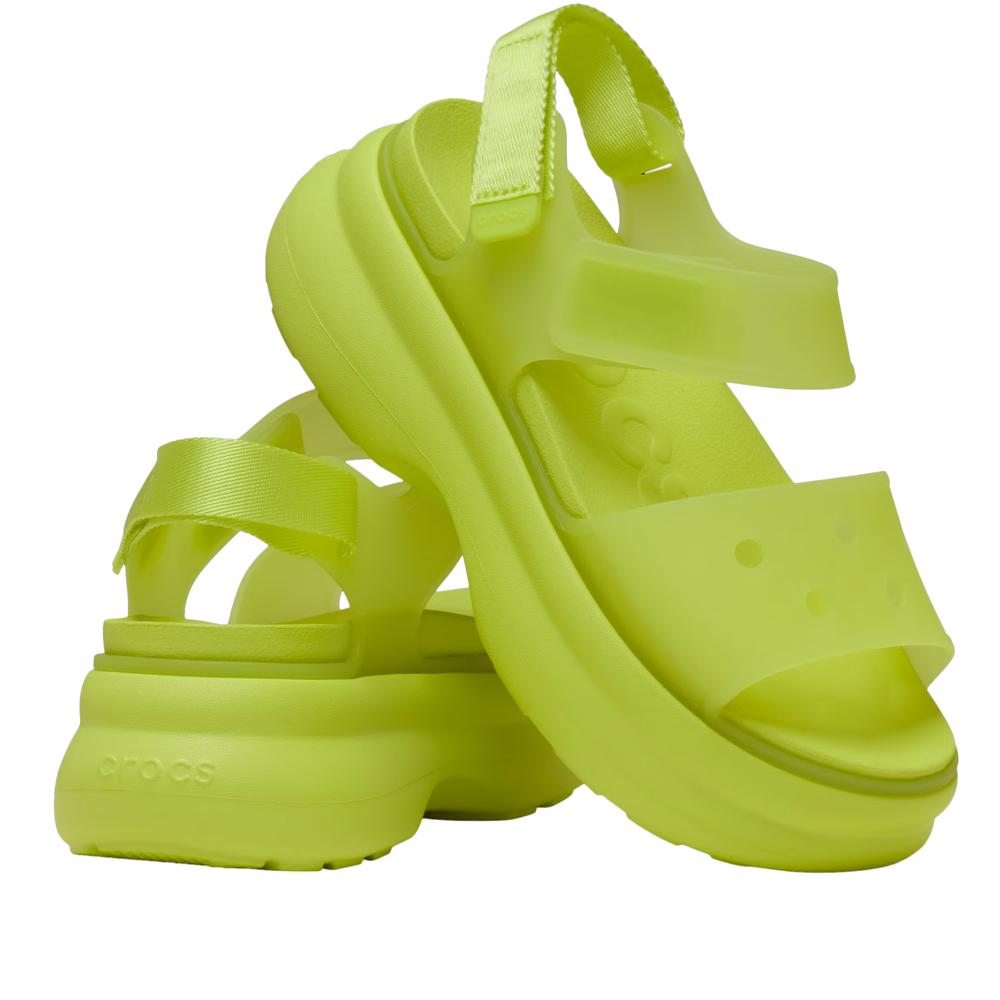 Női szandál Crocs Soho Frosted Y-Strap 212651-738 - zöld