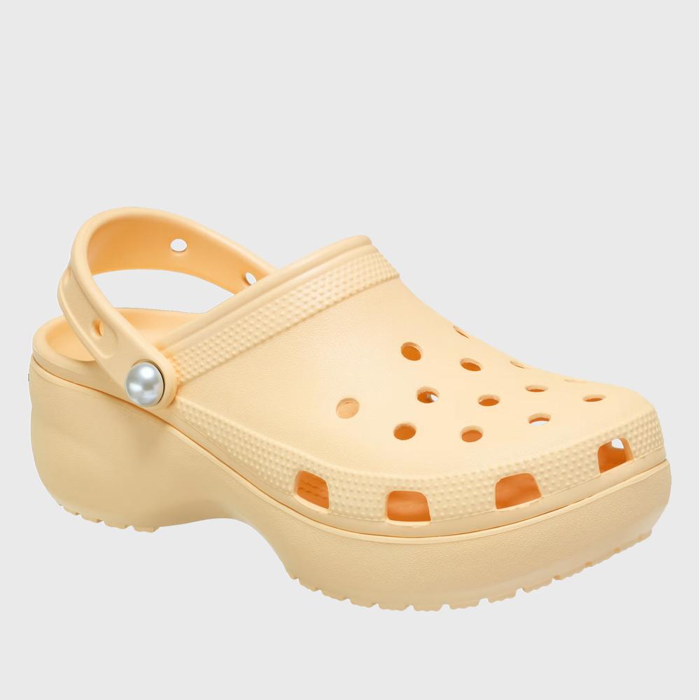 Flip Flop Crocs Classic Platform 211231-78Z - narancs