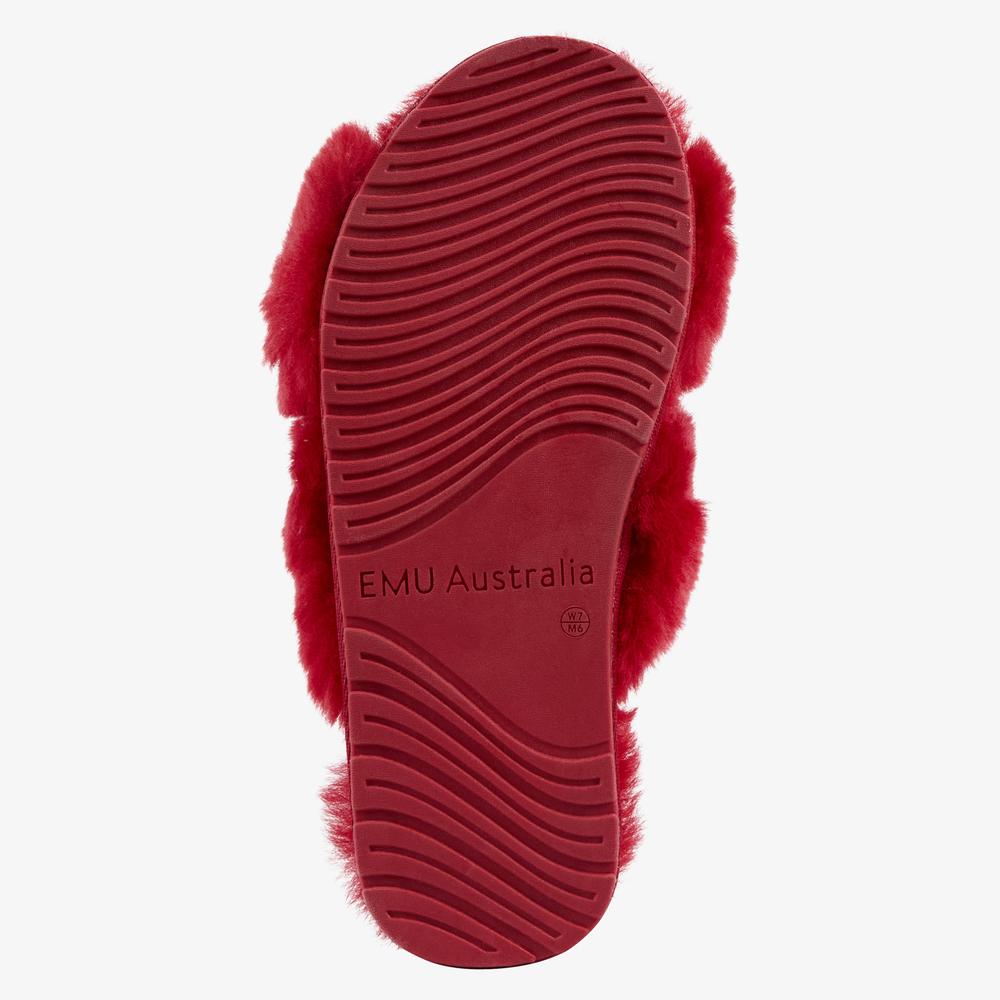 Női flip flop Emu Australia Mayberry W11573CHER - piros