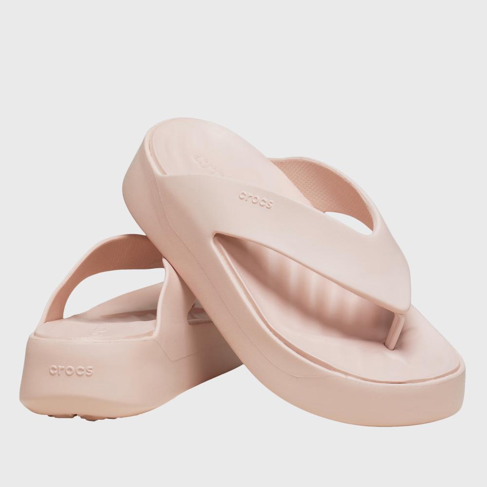 Flip Flop Crocs Getaway Platform Flip 209410-6UR - bézs