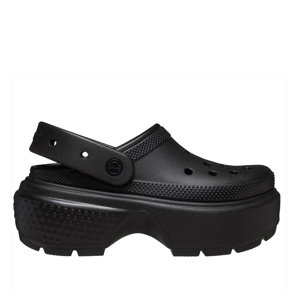 Flip Flop Crocs Stomp Clog 209347-001 - fekete