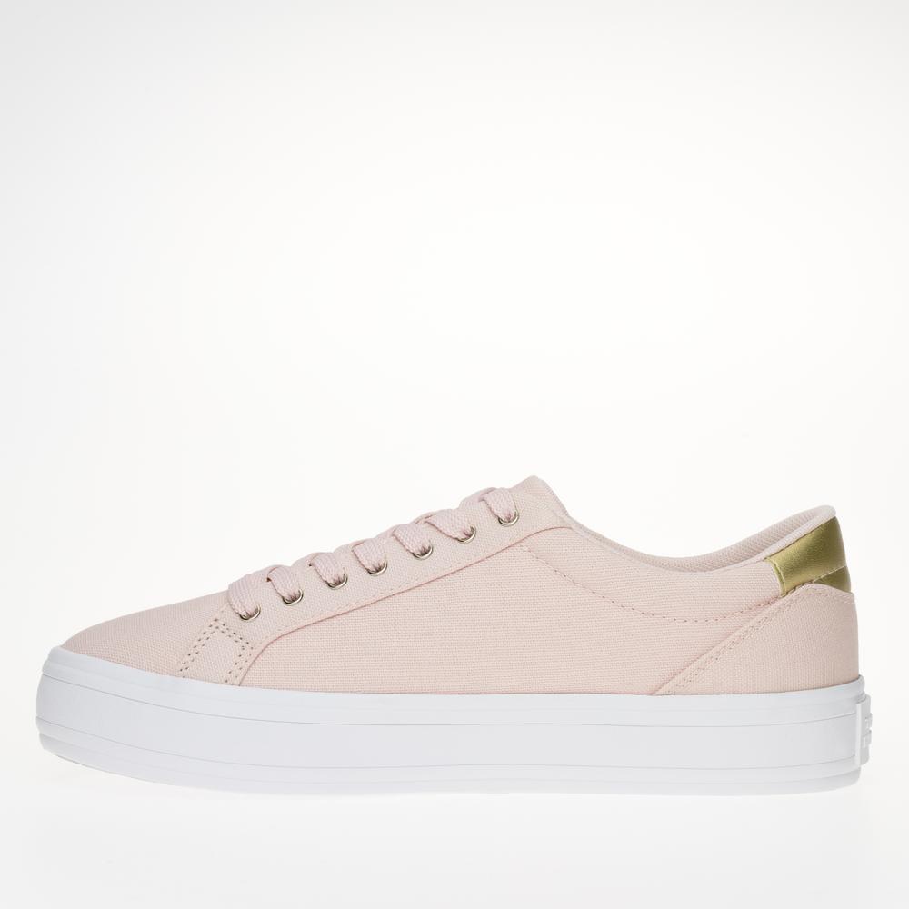Cipő Tommy Hilfiger Essential Vulc Canvas FW0FW07682-TJQ - rózsaszín