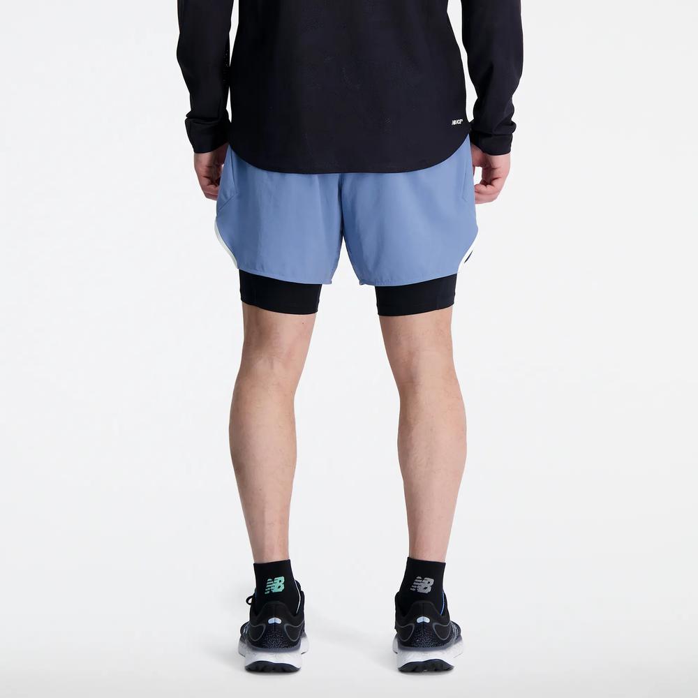 Férfi futónadrág New Balance MS33282MYL - kék
