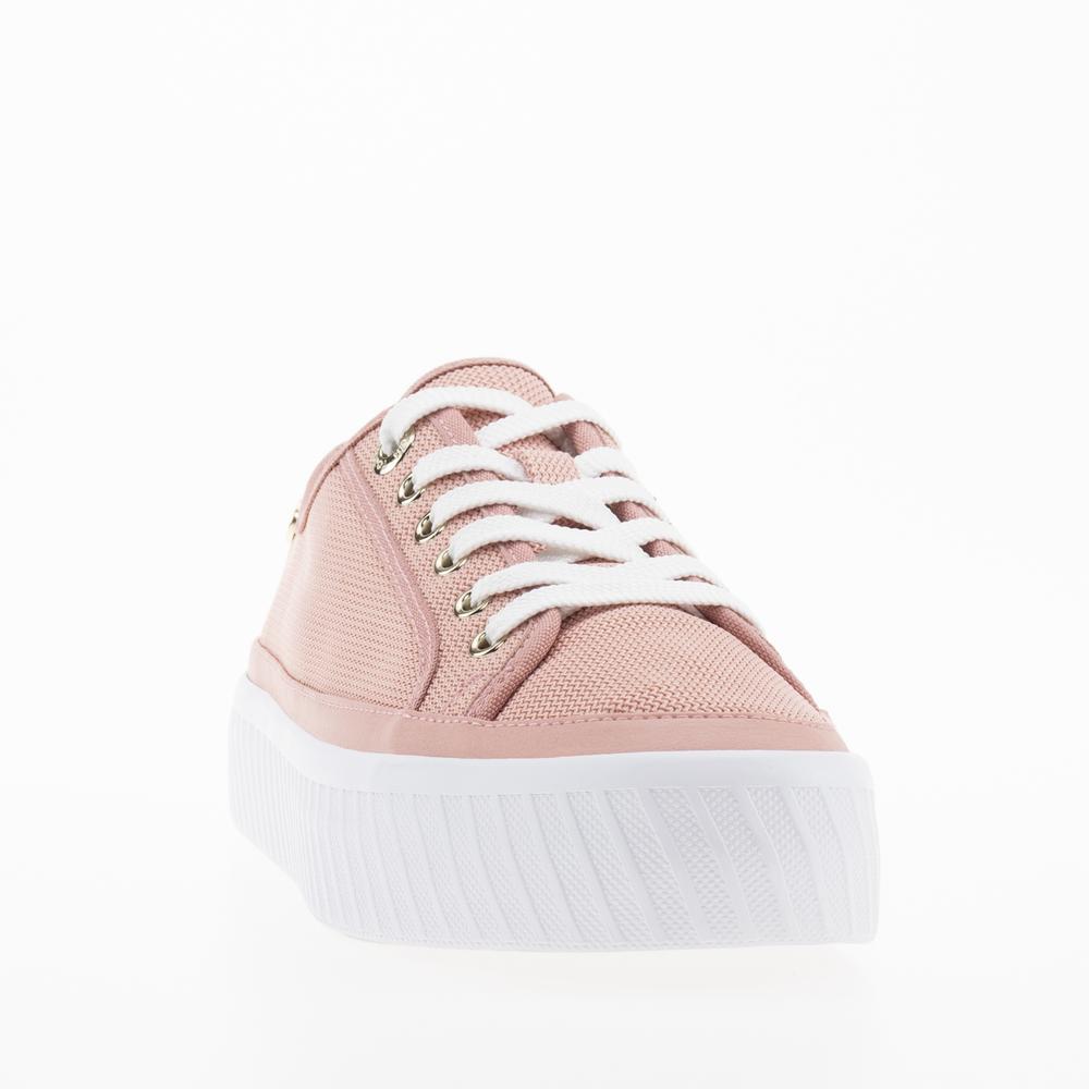 Cipő Tommy Hilfiger Platform Vulcanized FW0FW07156-TQS - rózsaszín