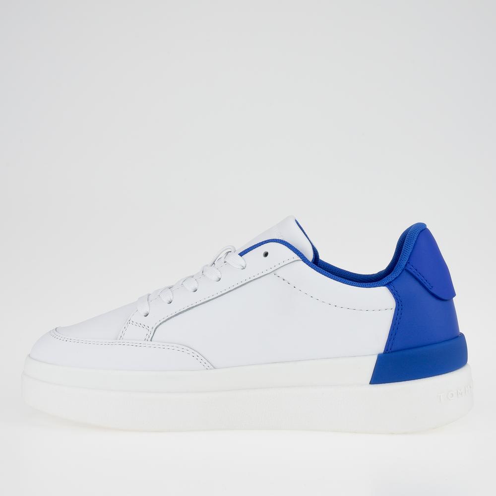 Cipő Tommy Hilfiger Feminine Sneaker With Color Pop FW0FW06896-0LA - fehér